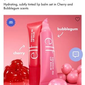 ELF Squeeze Me Lip Balm Set - Cherry & Bubblegum